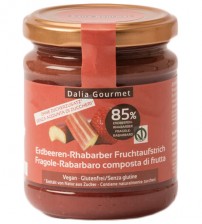 COMPOSTA DI FRUTTA 85% IPOCALORICA (FRAGOLA-RABARBARO) 220gr